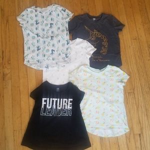 Bundle of 5 Old Navy T Shirts Girls M (8)